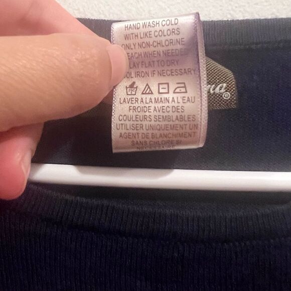 Tommy Bahama Striped coral/navy Tunic Sweater size S/p - Picture 5 of 6